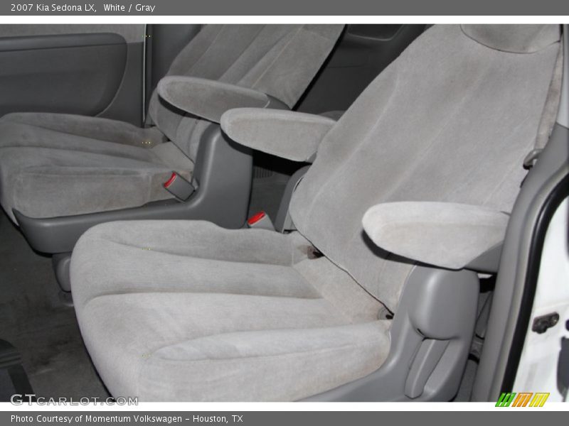 White / Gray 2007 Kia Sedona LX
