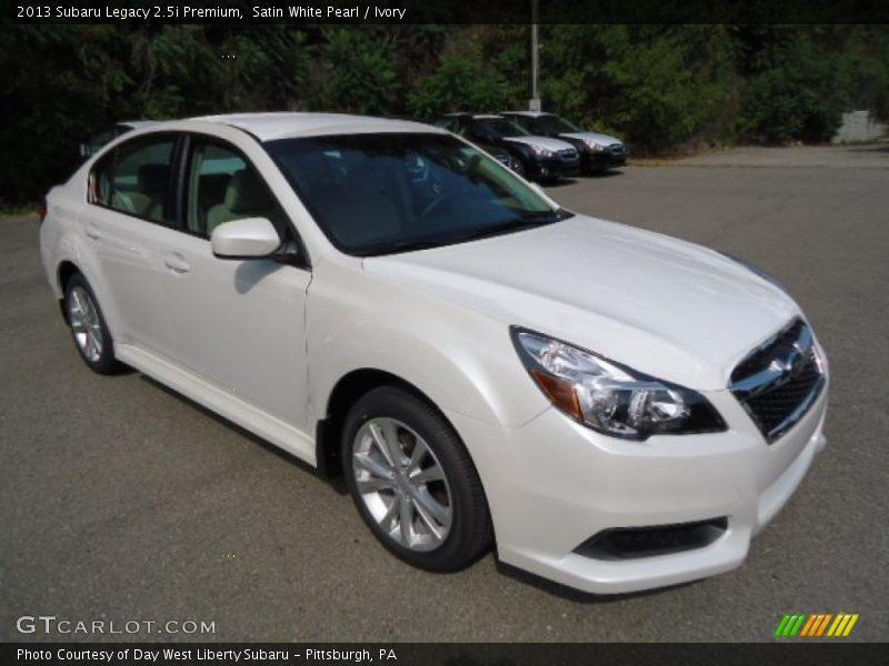 Satin White Pearl / Ivory 2013 Subaru Legacy 2.5i Premium