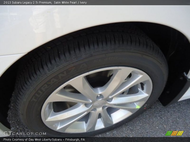 Satin White Pearl / Ivory 2013 Subaru Legacy 2.5i Premium