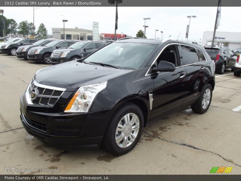Black Raven / Ebony/Ebony 2012 Cadillac SRX Luxury