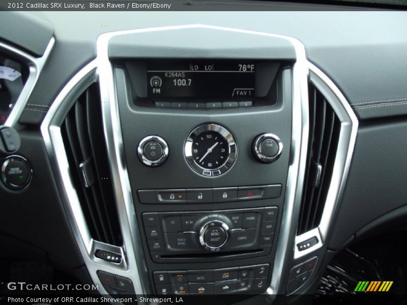 Black Raven / Ebony/Ebony 2012 Cadillac SRX Luxury