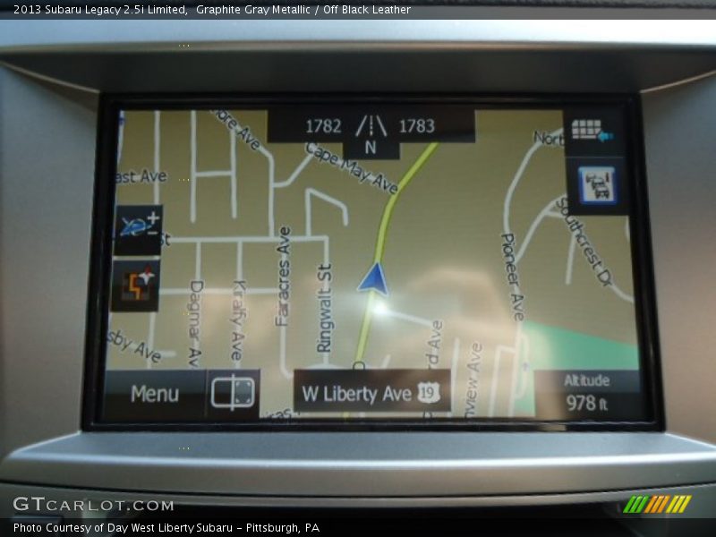 Graphite Gray Metallic / Off Black Leather 2013 Subaru Legacy 2.5i Limited