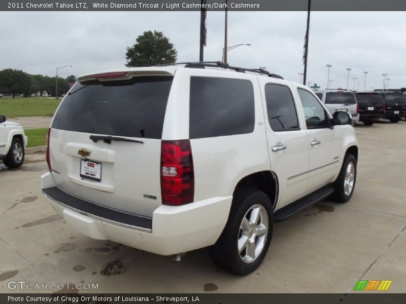 White Diamond Tricoat / Light Cashmere/Dark Cashmere 2011 Chevrolet Tahoe LTZ