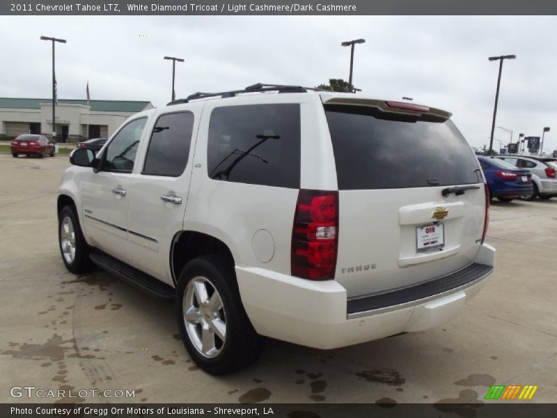 White Diamond Tricoat / Light Cashmere/Dark Cashmere 2011 Chevrolet Tahoe LTZ