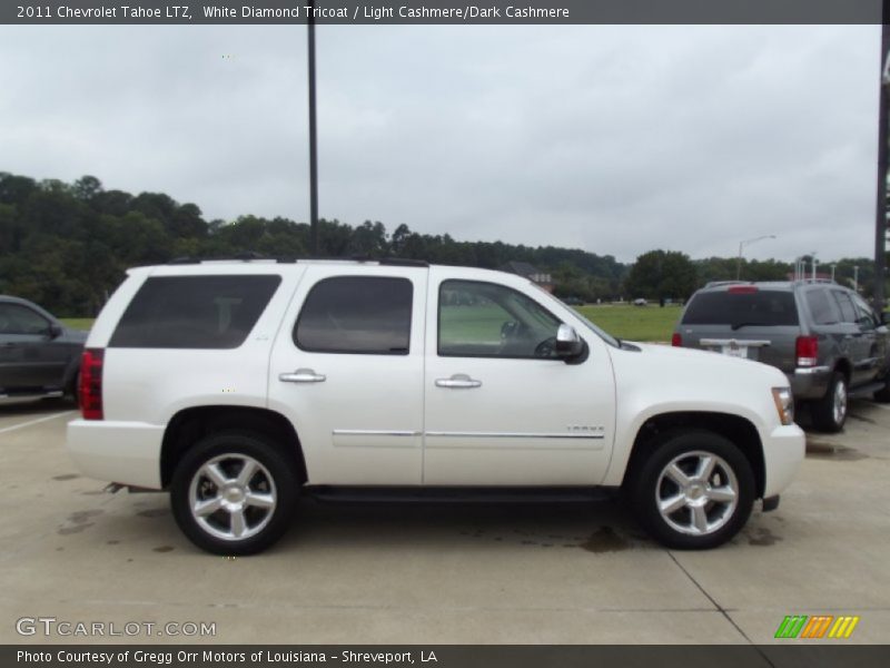 White Diamond Tricoat / Light Cashmere/Dark Cashmere 2011 Chevrolet Tahoe LTZ