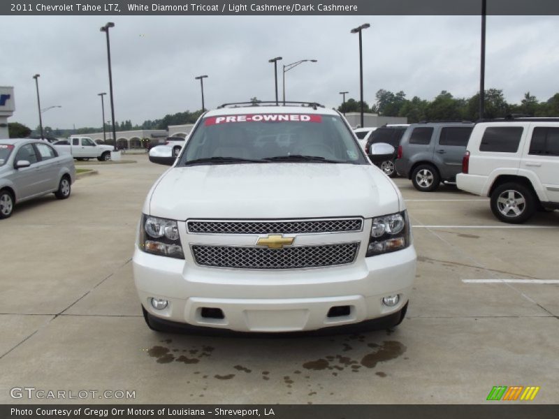 White Diamond Tricoat / Light Cashmere/Dark Cashmere 2011 Chevrolet Tahoe LTZ