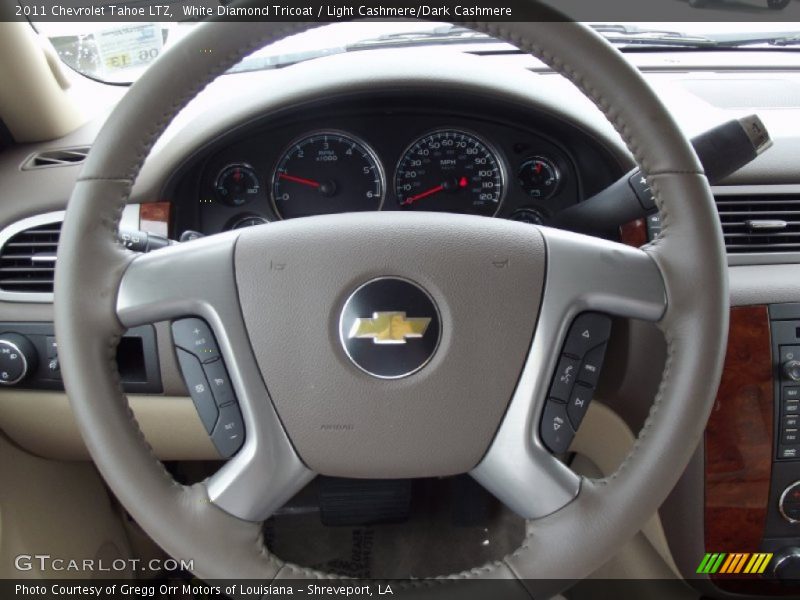 White Diamond Tricoat / Light Cashmere/Dark Cashmere 2011 Chevrolet Tahoe LTZ