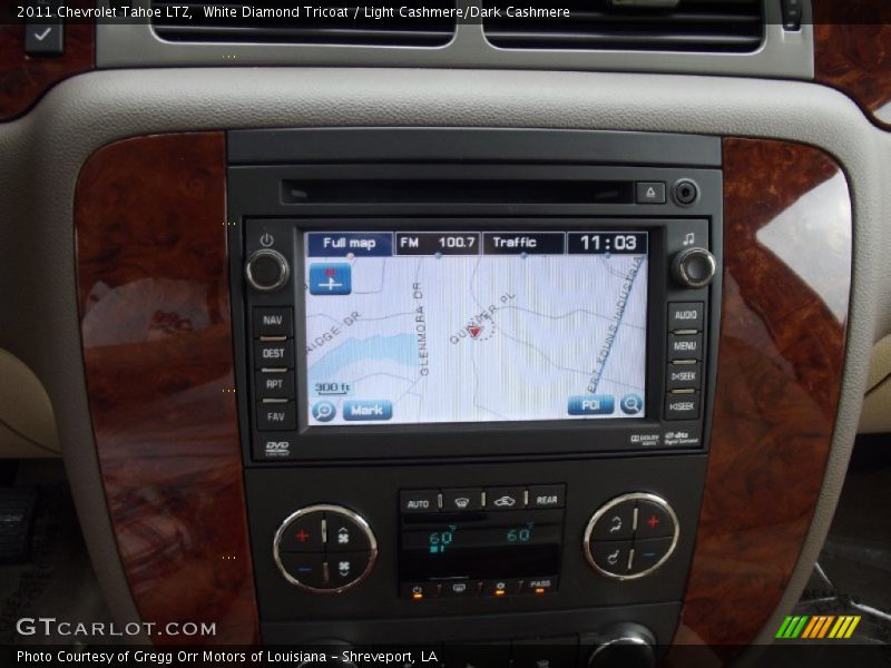 White Diamond Tricoat / Light Cashmere/Dark Cashmere 2011 Chevrolet Tahoe LTZ