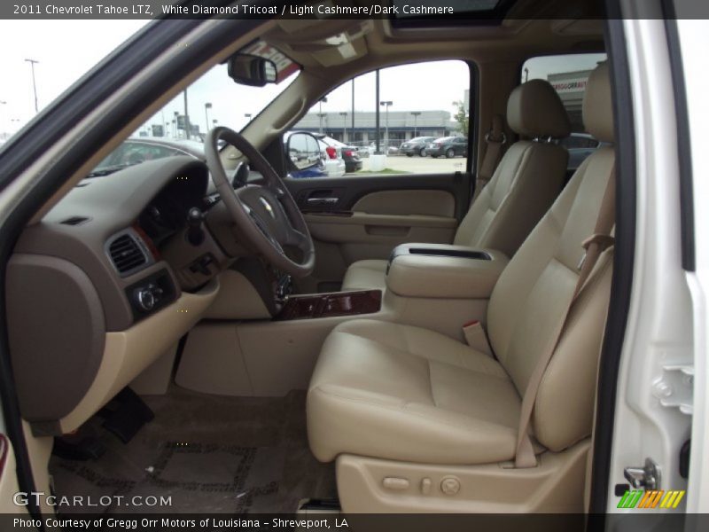 White Diamond Tricoat / Light Cashmere/Dark Cashmere 2011 Chevrolet Tahoe LTZ
