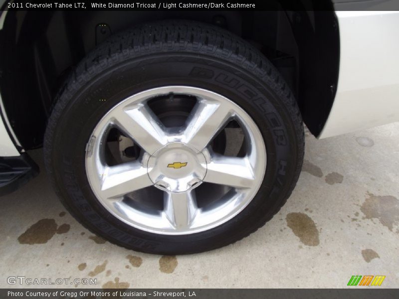 White Diamond Tricoat / Light Cashmere/Dark Cashmere 2011 Chevrolet Tahoe LTZ