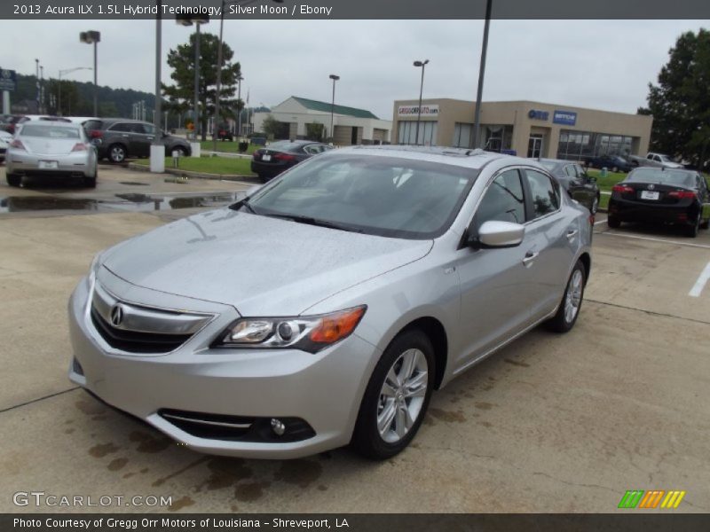 Silver Moon / Ebony 2013 Acura ILX 1.5L Hybrid Technology