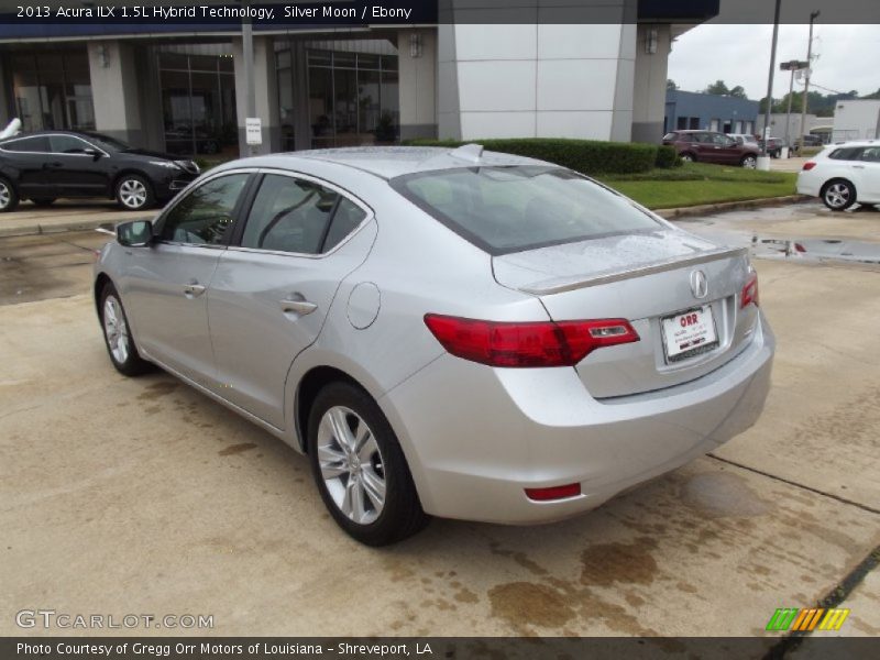 Silver Moon / Ebony 2013 Acura ILX 1.5L Hybrid Technology