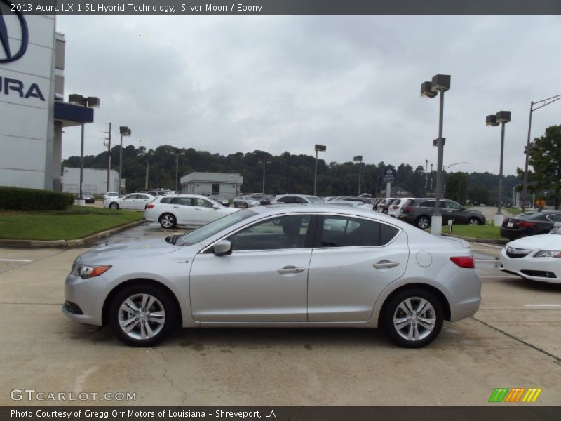 Silver Moon / Ebony 2013 Acura ILX 1.5L Hybrid Technology
