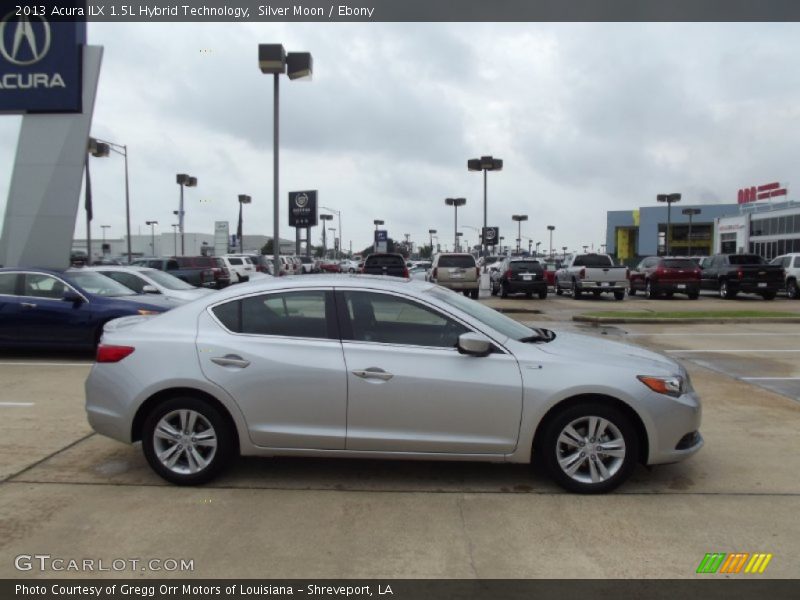 Silver Moon / Ebony 2013 Acura ILX 1.5L Hybrid Technology