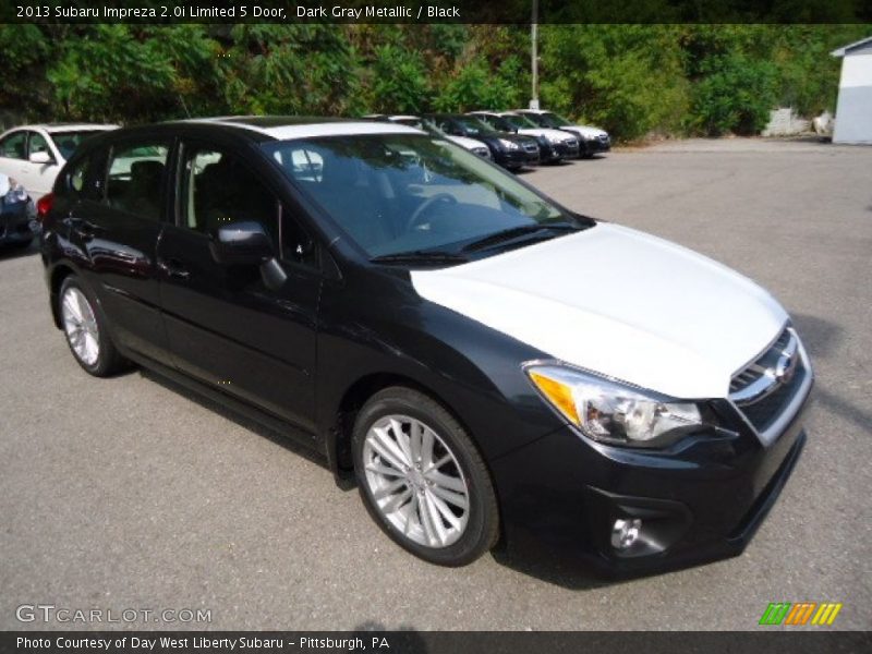 Dark Gray Metallic / Black 2013 Subaru Impreza 2.0i Limited 5 Door