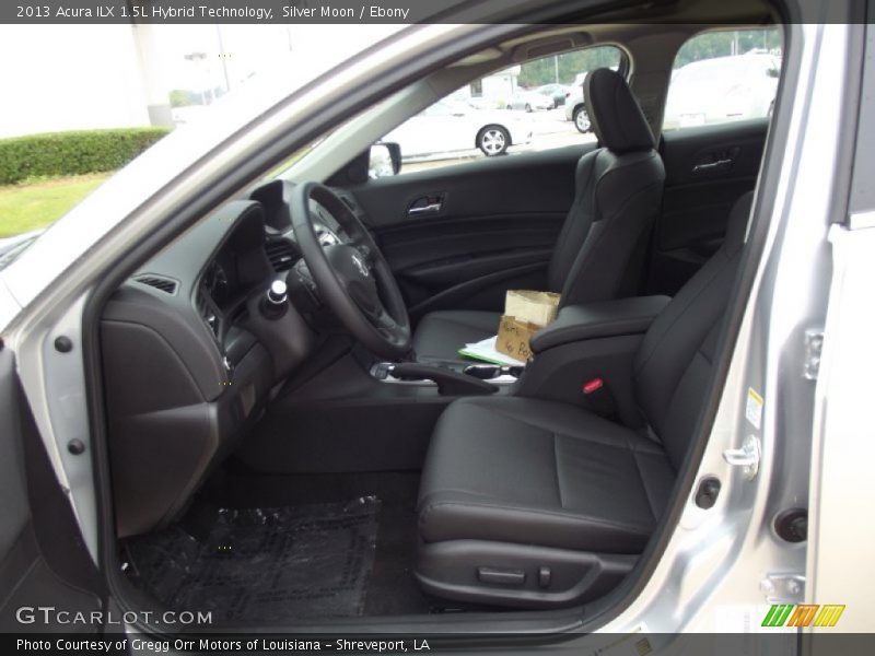 Silver Moon / Ebony 2013 Acura ILX 1.5L Hybrid Technology