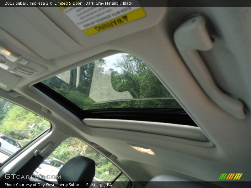 Dark Gray Metallic / Black 2013 Subaru Impreza 2.0i Limited 5 Door