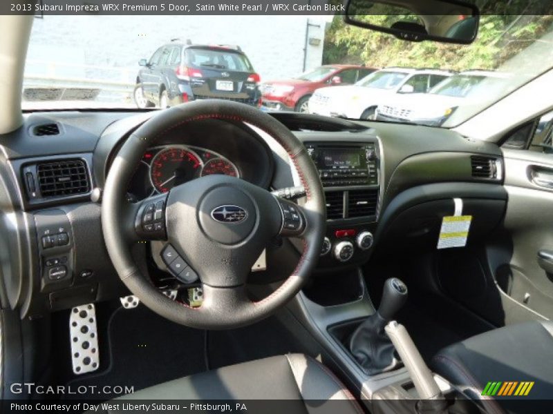  2013 Impreza WRX Premium 5 Door WRX Carbon Black Interior