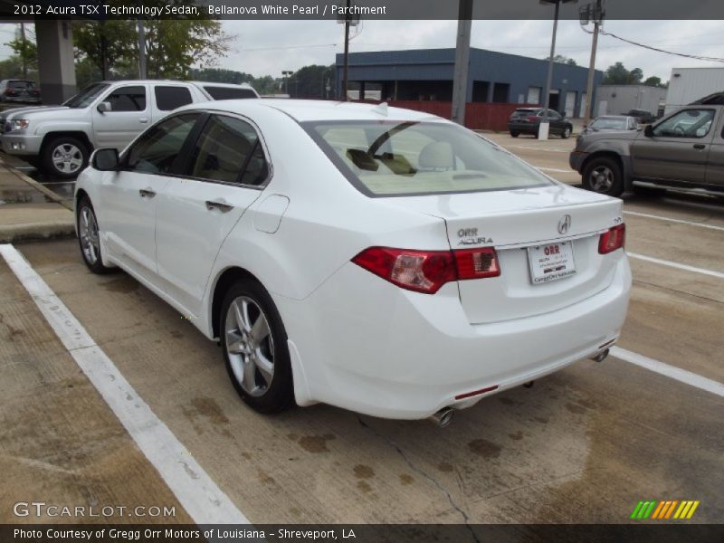Bellanova White Pearl / Parchment 2012 Acura TSX Technology Sedan