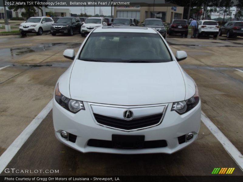 Bellanova White Pearl / Parchment 2012 Acura TSX Technology Sedan