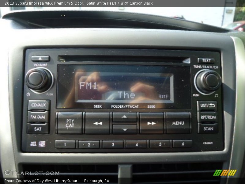 Audio System of 2013 Impreza WRX Premium 5 Door