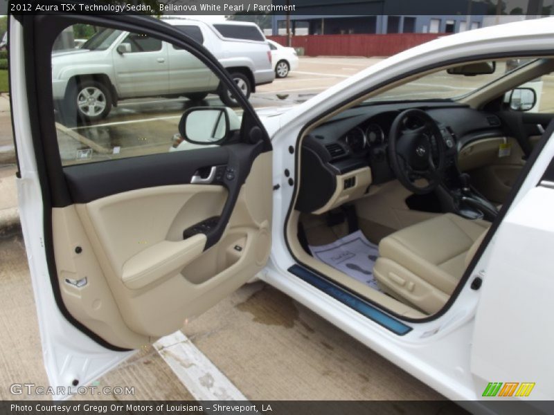 Bellanova White Pearl / Parchment 2012 Acura TSX Technology Sedan