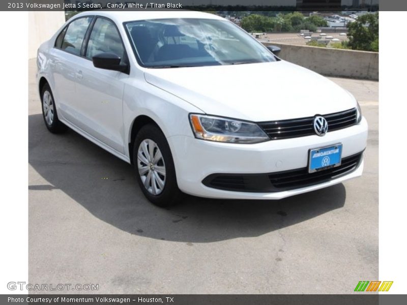 Candy White / Titan Black 2013 Volkswagen Jetta S Sedan