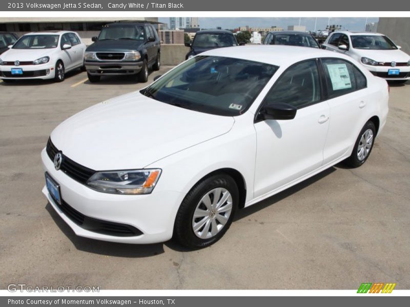 Candy White / Titan Black 2013 Volkswagen Jetta S Sedan