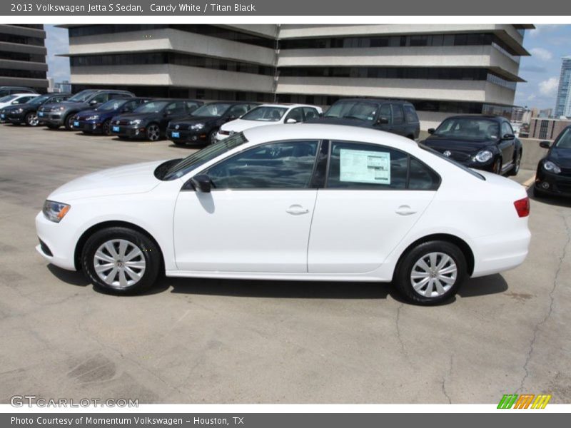Candy White / Titan Black 2013 Volkswagen Jetta S Sedan