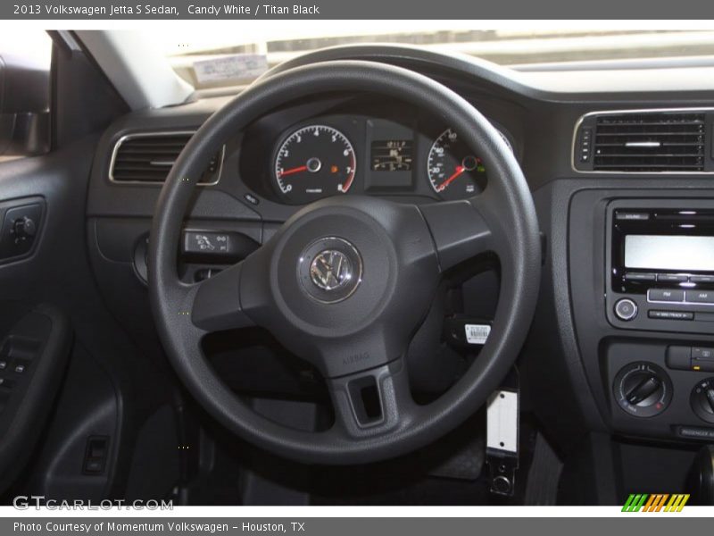 Candy White / Titan Black 2013 Volkswagen Jetta S Sedan