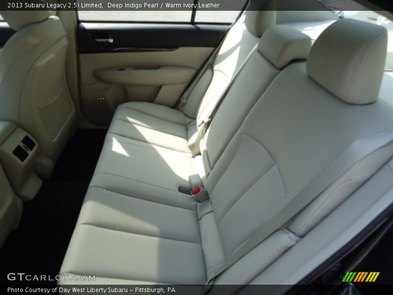 Deep Indigo Pearl / Warm Ivory Leather 2013 Subaru Legacy 2.5i Limited
