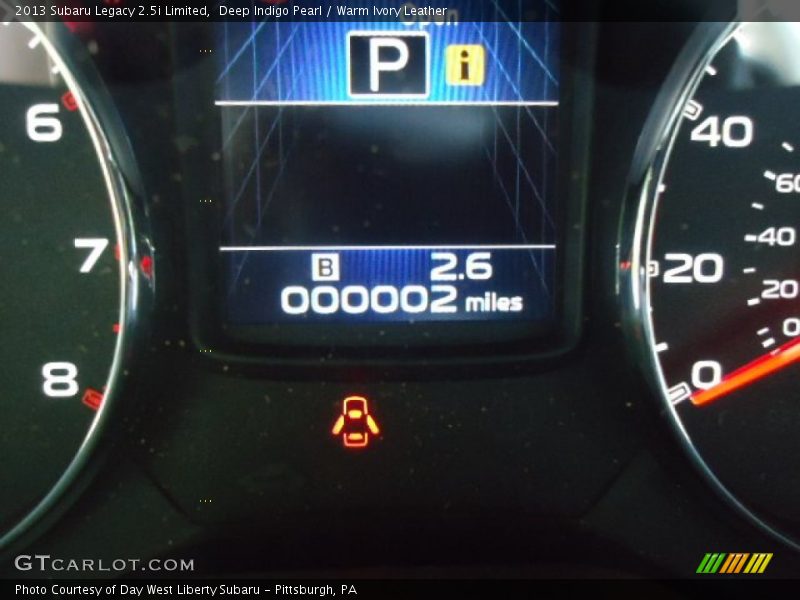 Deep Indigo Pearl / Warm Ivory Leather 2013 Subaru Legacy 2.5i Limited