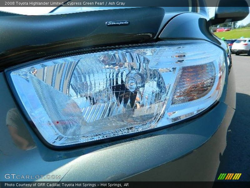 Cypress Green Pearl / Ash Gray 2008 Toyota Highlander Limited