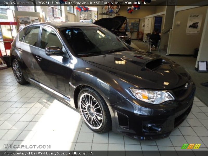 Front 3/4 View of 2013 Impreza WRX STi 5 Door