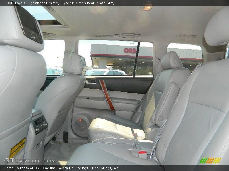 Cypress Green Pearl / Ash Gray 2008 Toyota Highlander Limited