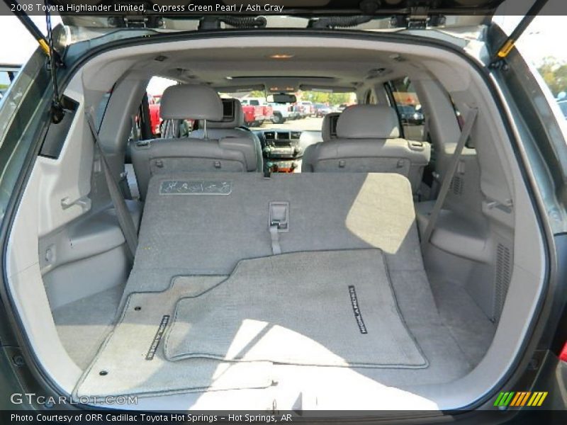 Cypress Green Pearl / Ash Gray 2008 Toyota Highlander Limited