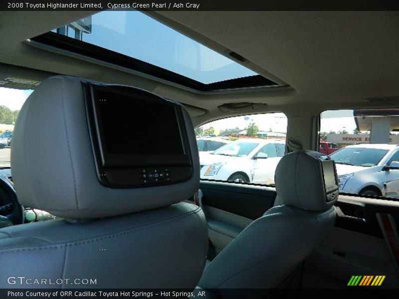 Cypress Green Pearl / Ash Gray 2008 Toyota Highlander Limited