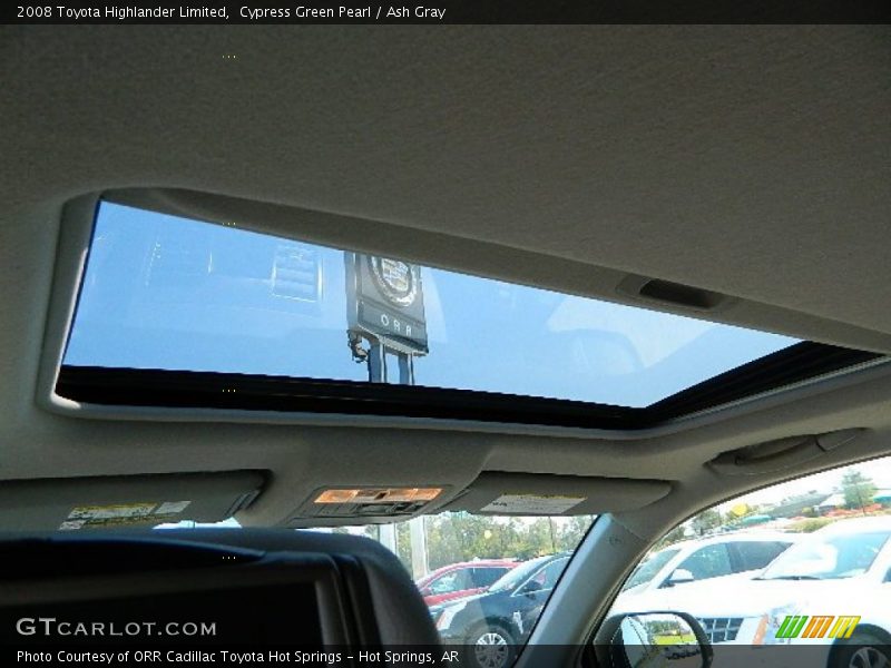 Cypress Green Pearl / Ash Gray 2008 Toyota Highlander Limited