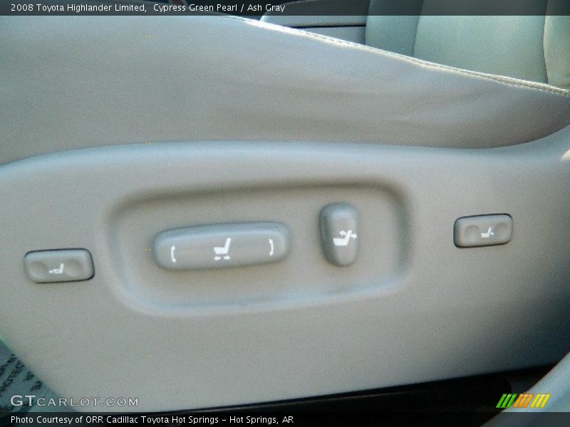 Cypress Green Pearl / Ash Gray 2008 Toyota Highlander Limited