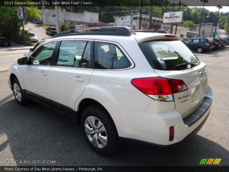 Satin White Pearl / Ivory 2013 Subaru Outback 2.5i