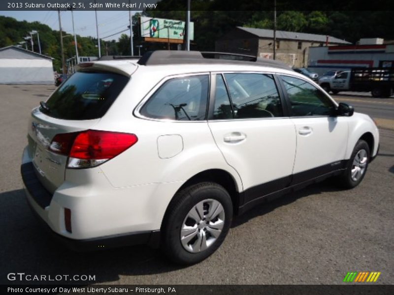 Satin White Pearl / Ivory 2013 Subaru Outback 2.5i