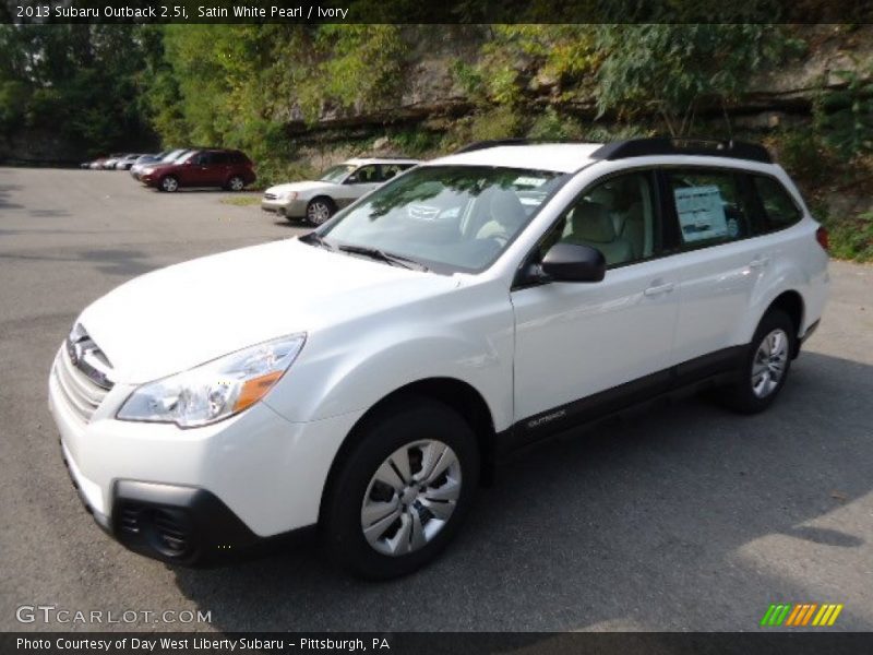 Satin White Pearl / Ivory 2013 Subaru Outback 2.5i