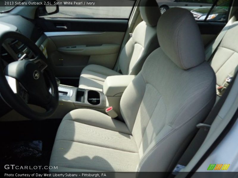 Satin White Pearl / Ivory 2013 Subaru Outback 2.5i