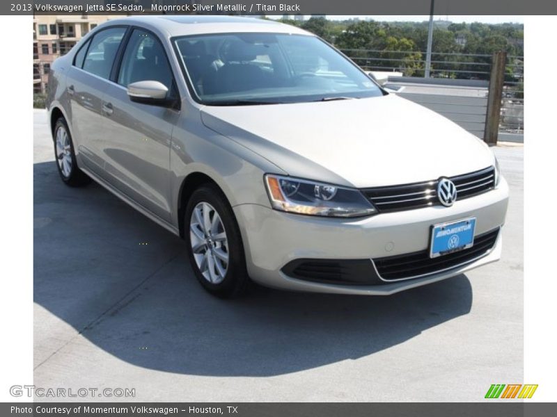Moonrock Silver Metallic / Titan Black 2013 Volkswagen Jetta SE Sedan