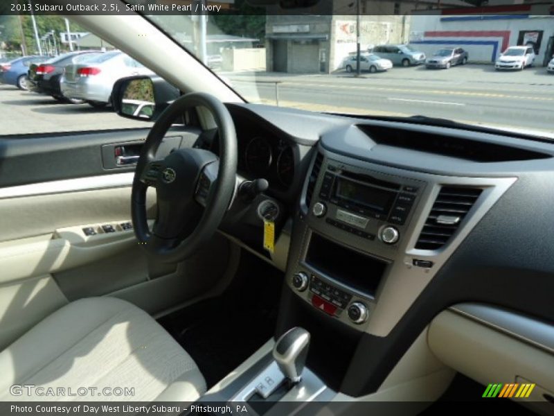 Satin White Pearl / Ivory 2013 Subaru Outback 2.5i