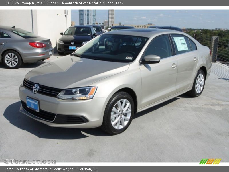 Moonrock Silver Metallic / Titan Black 2013 Volkswagen Jetta SE Sedan