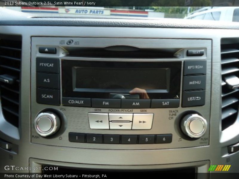 Satin White Pearl / Ivory 2013 Subaru Outback 2.5i