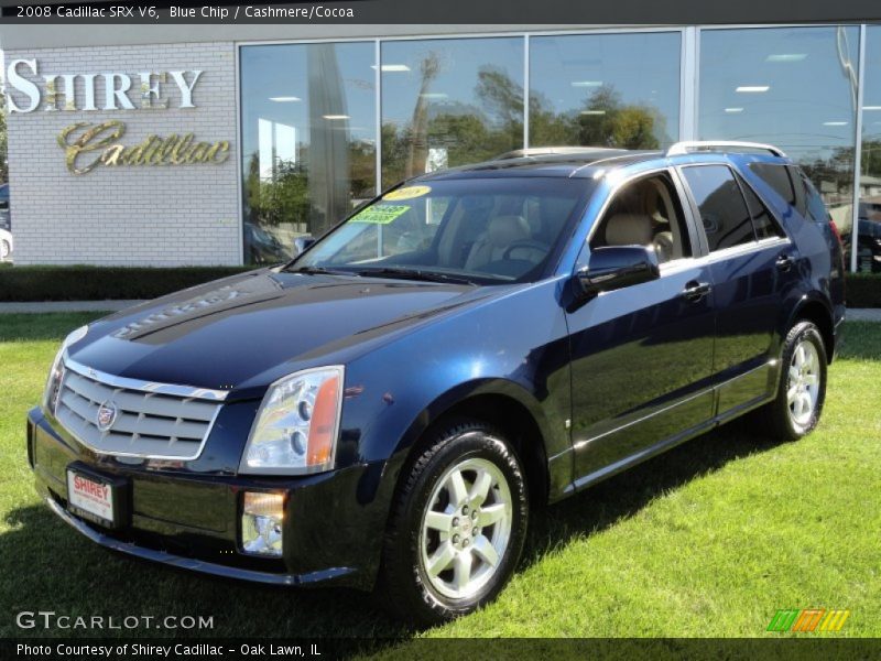 Blue Chip / Cashmere/Cocoa 2008 Cadillac SRX V6