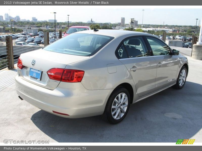 Moonrock Silver Metallic / Titan Black 2013 Volkswagen Jetta SE Sedan