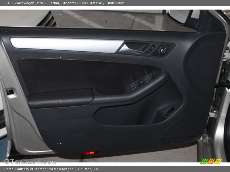 Moonrock Silver Metallic / Titan Black 2013 Volkswagen Jetta SE Sedan